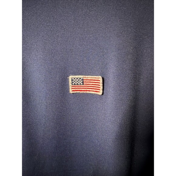 Chubbies Men's Out of the Blue Performance Polo Shirt with American Flag Medium - Picture 3 of 5